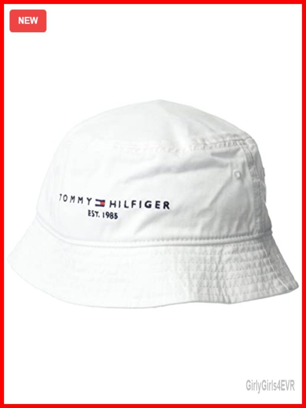 Cotton Bucket Hat with Breathable Grommets for Outdoor